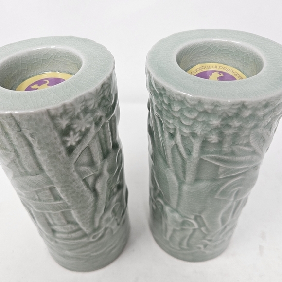 Ceramic elephant candle holders - Picture 4 of 6